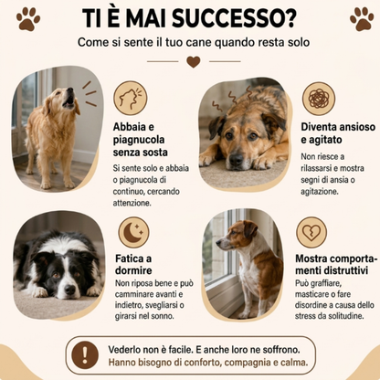 peluche calmante per cani