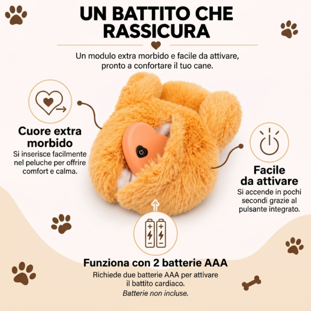 peluche calmante per cani